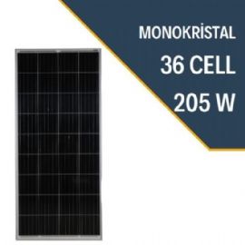 Lexron 205 Watt Monokristal Güneş Paneli 