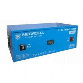 Megacell 51.2V 100 Ah Smart LifePO4 Lityum Demir Fosfat Akü (Haberleşmeli)